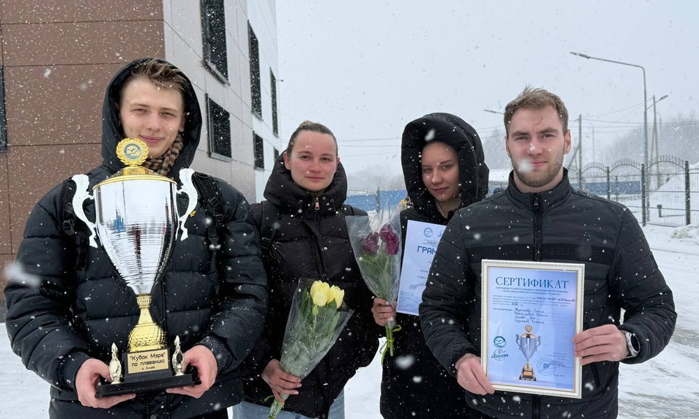 Команда СШ ВВС им. В. В. Сальникова - стали первыми на Открытом Кубке мэра г. Анивы по плаванию!